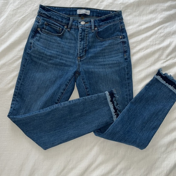 LOFT Denim - Loft Curvy Skinny Blue Jeans